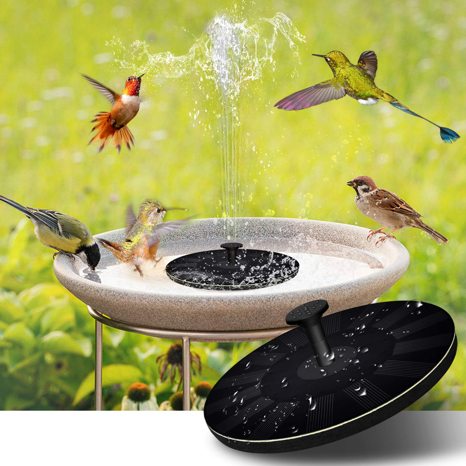 50% OFF TODAY-Solar Powered Hummingbird Fountain(Buy 2 Free Shipping)
